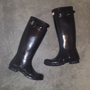 NEW Hunter glossy rain boots